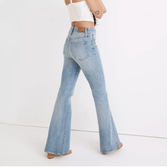 31 Madewell The Perfect Vintage Flare Jean in Delavan Wash - Picture 2 of 4